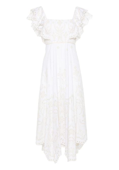 White Sheen broderie-anglaise maxi dress Charo Ruiz Ibiza - women